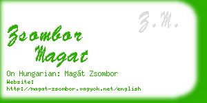 zsombor magat business card