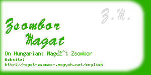 zsombor magat business card